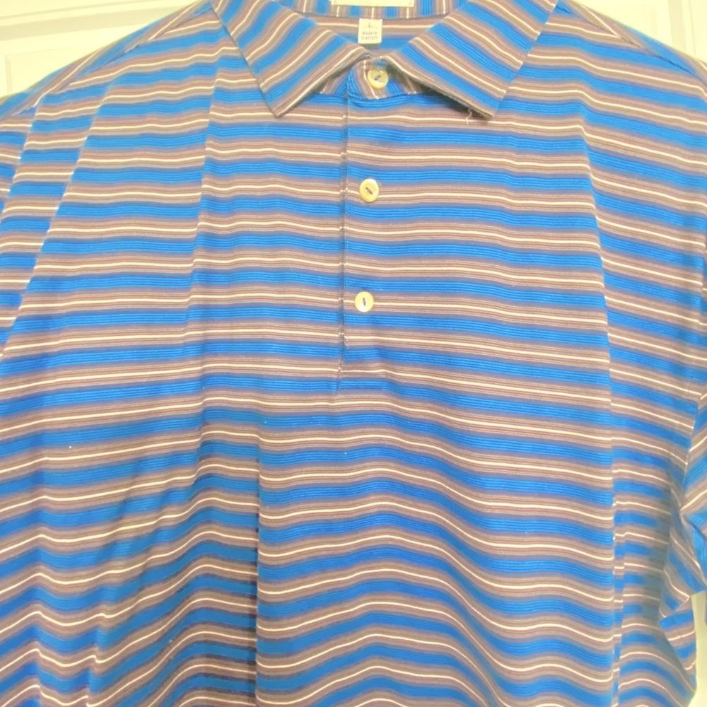 Peter Millar Sea Island golf shirt, L